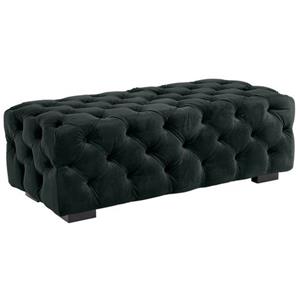 Guido Maria Kretschmer Home&Living Hocker Kalina met klassieke chesterfield-capitonnage