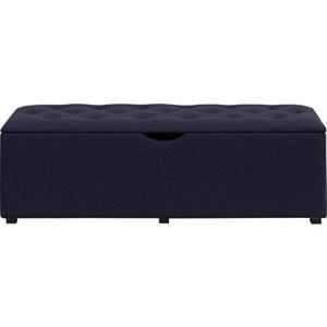 Places of Style Hockerbank Knobbed Hockerbank met bergruimte, breedte 120 cm en 160 cm