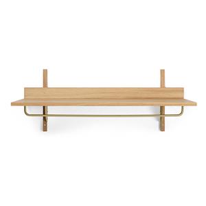 Ferm LIVING-collectie Sector Rack Shelf Eiken/Brass