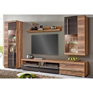 INOSIGN Wandmeubel Roger, breedte 255 cm modern mediawandmeubel zonder verlichting (set, 4 stuks)