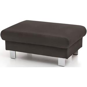 COTTA Hocker Komaris moderne chroomkleurige voet