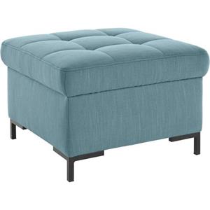 OTTO products Hocker Grazzo hoogwaardige stoffen van gerecycled materiaal, stiksels op de zitting, passend bij de grazzo-serie