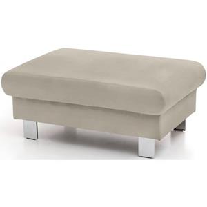COTTA Hocker Komaris moderne chroomkleurige voet