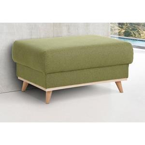 Home affaire Hocker EDINA ook in katoenmix-overtrekstof, in scandinavische stijl