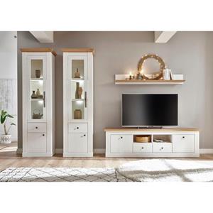 Home affaire Wandmeubel Westminster in romantische rustieke stijl, exclusief by otto (set, 4 stuks)