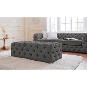 Guido Maria Kretschmer Home&Living Hocker Kalina met klassieke chesterfield-capitonnage