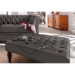 Premium collection by Home affaire Hocker CHESTERFIELD met knoopsluiting, ook in leer