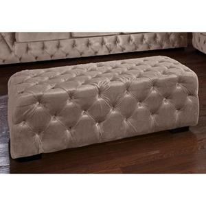 Guido Maria Kretschmer Home&Living Hocker Kalina met klassieke chesterfield-capitonnage