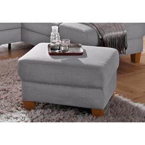 Home affaire Hocker Alta met binnenvering en contrastnaad, poten beuken eikenkleur