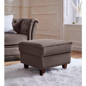 Guido Maria Kretschmer Home&Living Hocker Noblessy passend bij de serie noblessy, echte chesterfield-capitonnage, fluwelige en changerende look