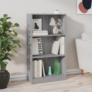 VidaXL Boekenkast 60x24x109 Cm Bewerkt Hout Grijs Sonoma Eikenkleurig