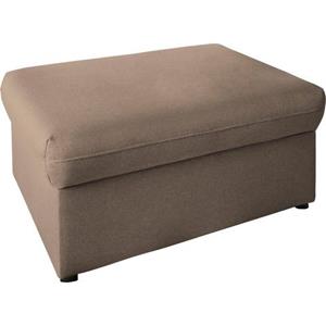 DOMO collection Hocker Topmatras met golfvering, op kunststof glijders