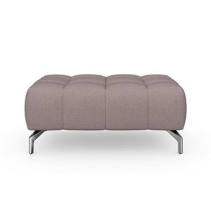 Sit&more Hocker Blauw met zilverkleurige poten