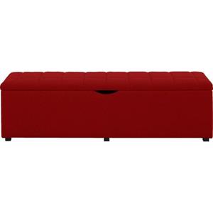 Places of Style Hockerbank Checked met bergruimte, breedte 120 cm en 160 cm, ook geschikt als garderobebank of slaapbank