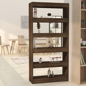 VidaXL Boekenkast/kamerscherm 80x30x166 Cm Spaanplaat Bruineikenkleur