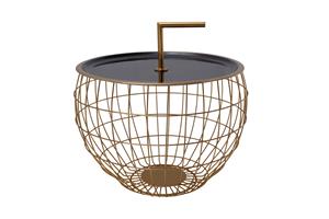 Kayoom Bijzettafel Art Deco 535 Schwarz