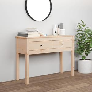 vidaXL Konsolentisch 100x35x75 cm Massivholz Kiefer 
