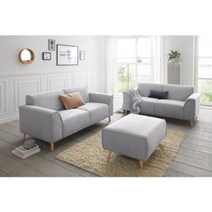 Andas Hocker Janek met opstaande naad in scandinavisch design