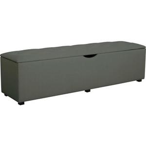 Places of Style Hockerbank Knobbed Hockerbank met bergruimte, breedte 120 cm en 160 cm