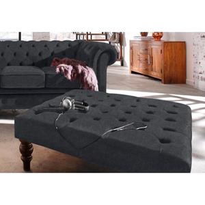 Premium collection by Home affaire Hocker CHESTERFIELD met knoopsluiting, ook in leer