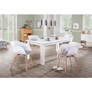 Home affaire Eettafel Ixo Met 2 decoratief gekrulde bovenbladen. Uitstekende verwerking, tijdloos design.