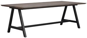 Rowico Carradale Verlengbare Eettafel - Bruin/Zwart - L220 / L320 Cm - A-poot