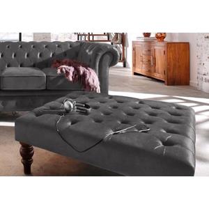 Premium collection by Home affaire Hocker CHESTERFIELD met knoopsluiting, ook in leer
