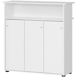 Schildmeyer Balie Serie 400 Breedte 107 cm, receptiebalie, ontvangsttafel, beursbalie