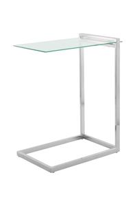Kayoom Bijzettafel Luciana 225 Klar / Silber