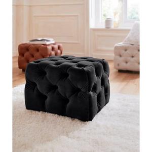 Guido Maria Kretschmer Home&Living Hocker Kalina met klassieke chesterfield-capitonnage, passend bij de serie kalina
