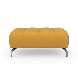 Sit&more Hocker Blauw met zilverkleurige poten