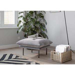 Andas Hocker Stine Bijzonder design door kussen-look en opstaande naad, design by Morten Georgsen