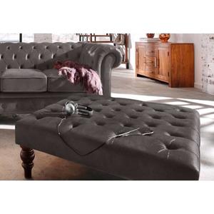 Premium collection by Home affaire Hocker CHESTERFIELD met knoopsluiting, ook in leer