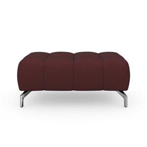 Sit&more Hocker Blauw met zilverkleurige poten