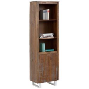 Home affaire Boekenkast Lagos van mooi massief grenenhout, greeploos, breedte 55 cm