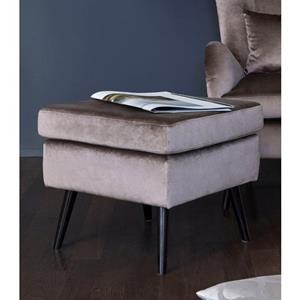 Guido Maria Kretschmer Home&Living Hocker Salla Overtrekstof ook in luxe-microvezel in imitatiebont-look