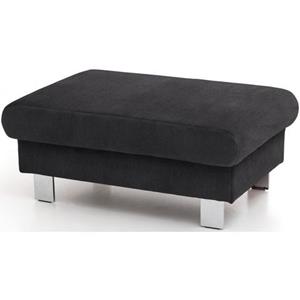 COTTA Hocker Komaris moderne chroomkleurige voet