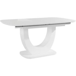 INOSIGN Eettafel Nia inclusief een inlegblad, met een hoogglans-look, breedte 160-200 cm