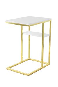 Kayoom Bijzettafel Lucilla 225 Weiß / Gold