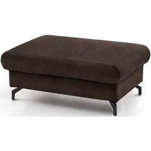 COTTA Hocker Komaris I elegante zwarte voet
