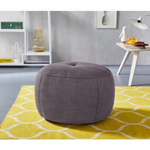 INOSIGN Hocker Lounis Ronde hocker in 2 afmetingen, soft clean voor het gemakkelijk reinigen met water