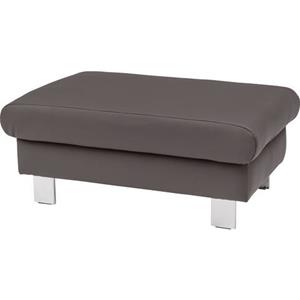 COTTA Hocker Komaris moderne chroomkleurige voet