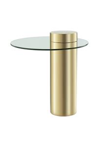 Kayoom Bijzettafel Ontario 125 Gold / Klar