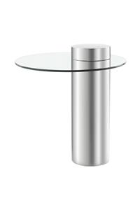 Kayoom Beistelltisch Ontario 125 Silber / Klar