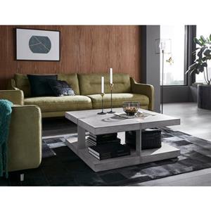 Places of Style Salontafel Verrazzano in verschillende kleuren en afmetingen te bestellen, van hout en metaal gemaakt