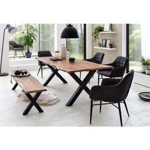 Premium collection by Home affaire Eettafel Manhattan met boomrand