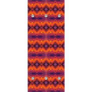 Queence Kapstok Oriëntaals motief met 6 haken, 50 x 120 cm