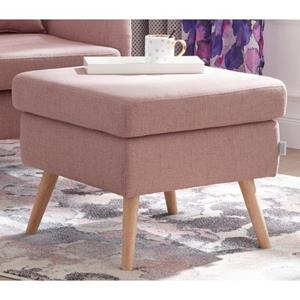 Guido Maria Kretschmer Home&Living Hocker Salla Overtrekstof ook in luxe-microvezel in imitatiebont-look