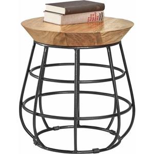 Home affaire Bijzettafeltje met metalen frame
