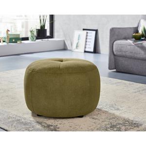 INOSIGN Hocker Lounis Ronde hocker in 2 afmetingen, soft clean voor het gemakkelijk reinigen met water